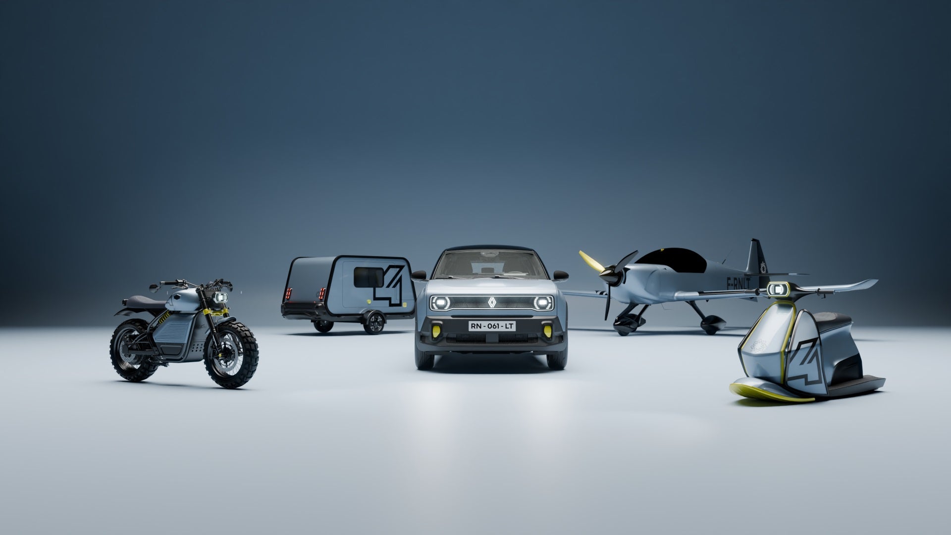 Renault 4 E-Tech и колекцијата за мобилност 4 Movements, објавени од TheArsenale